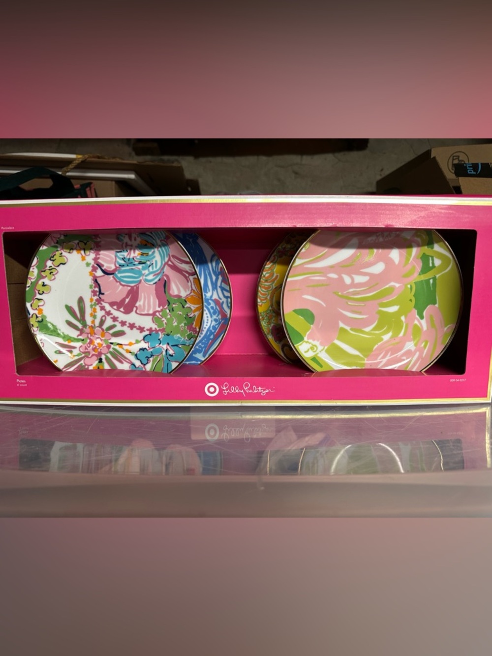 Lilly Pulitzer for Target 7” ceramic plates - NIB